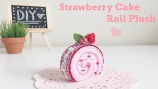 DIY Strawberry Cake Roll Plush Toy & GIVEAWAY WINNERS!
