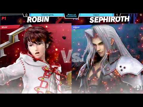 Middnights (Robin) vs Vapor (Sephiroth) - Smash on the Harbour #120