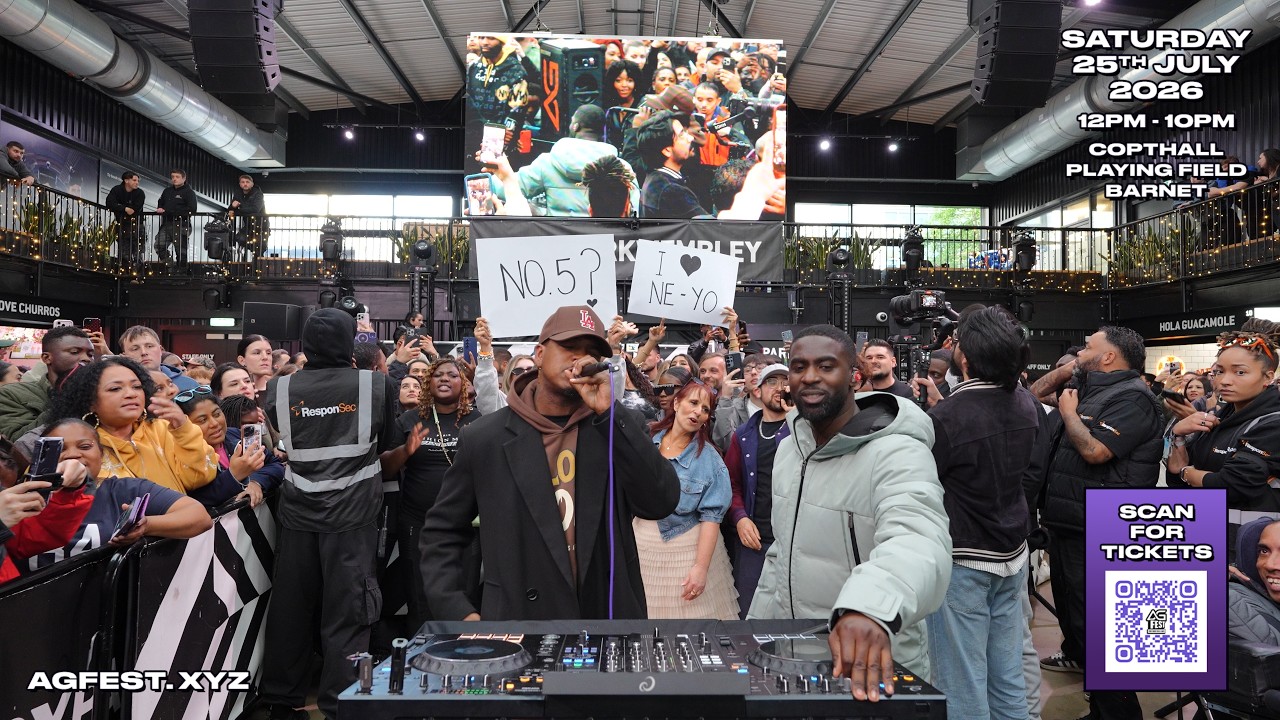 NE-YO LIVE AT BOX PARK WEMBLEY | DJ AG
