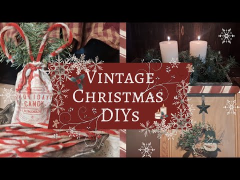 Easy Primitive Christmas Decorations DIY | How to Make Your Own Christmas Decor | Christmas Crafts