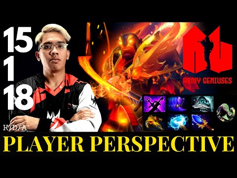 YOWE MONSTER EMBER SPIRIT PERFORMANCE! [Middle] K/D/A PERSPECTIVE - AG vs POLARIS
