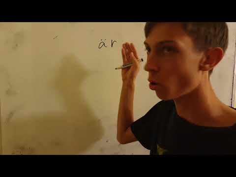 Swedish - verb be in present tense