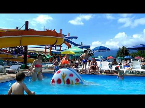 Аквапарк Черное море Гагра Абхазия Классный ДЕТСКИЙ аквапарк
