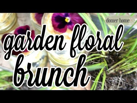GARDEN FLORAL TRIFLE & QUICHE BRUNCH | FOOD TRAY CHALLENGE | COOKING WITH SELAH Video