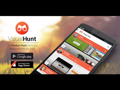 Visual Hunt for Product Hunt Video