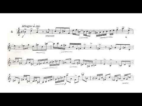 Marcel Bitsch: Etude n. 5 (David Baldwin, trumpet)