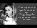 Be My Baby - Ariana Grande (LYRIC VIDEO)