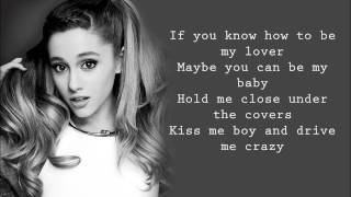 Be My Baby - Ariana Grande (LYRIC VIDEO)