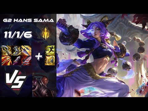G2 Esports Hans Sama BOTTOM Yunara vs Lucian - EU Grandmaster Patch 25.S2.6