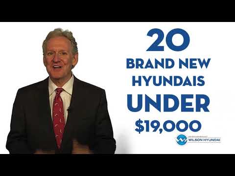 Its 2019 and that means 20 new Hyundai's priced under $19,000