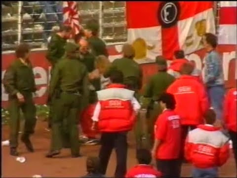 1989 SV Darmstadt 98 - Fortuna Düsseldorf 2:1 | Randale im Gästeblock und später in der Innenstadt