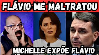 Michele Bolsonaro diz que Flávio a desrespeitou e a maltratou. #4k #4kvideo