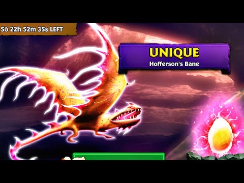 Hofferson's Bane Max Level 150 Titan Mode - Unique Flightmare - Dragons:Rise of Berk