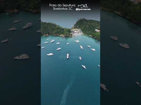 BOMBINHAS SC, PROJETO VISÃO AÉREA - PRAIA DA SEPULTURA.