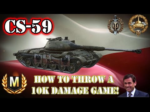 CS-59 Polish Tier 9 Medium How To Lose A 10K Damage Game WOT Console - World Of Tanks Modern Armour