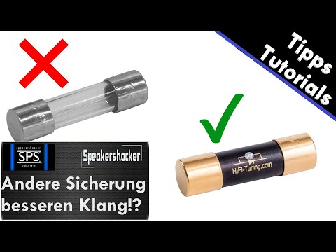 HiFi Sicherung tauschen. Wo ist die Gefahr, was halte ich davon? Klang verbessern duch Hi-Fi Tuning?