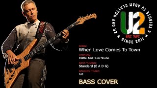 U2 and B.B. King - When Love Comes To Town (Studio version) [Bass Cover]