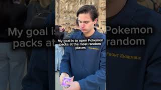 Opening Pokemon Cards at La Sagrada Família! (Random places Ep. 3)