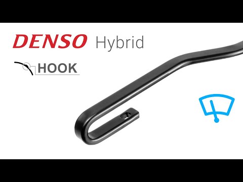How to install Denso Hybrid DUR wiper blades. Hook fit