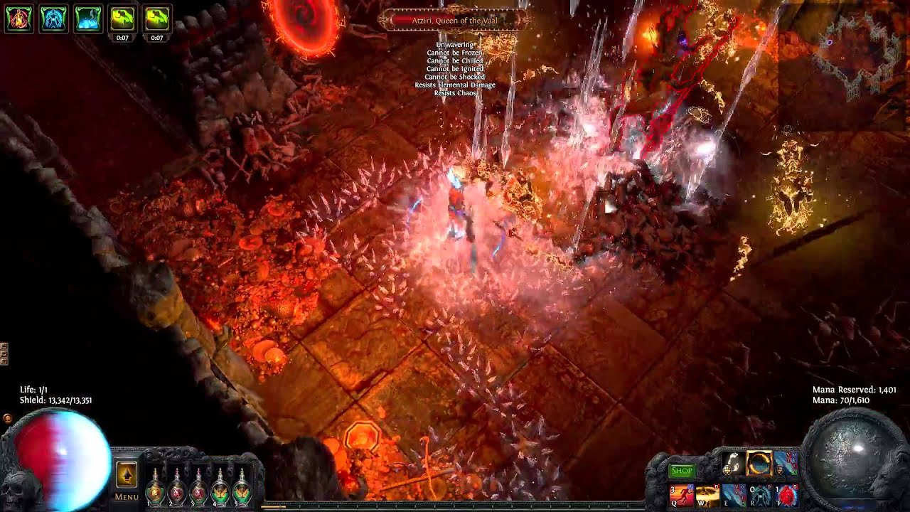 2 2 A Storm Of Ice And Fire Avatar Of Fire Ci Whispering Ice Uber Viable Poe 2 2 Scion Build Build Of Exile