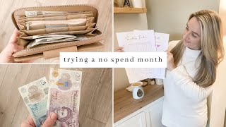 No Spend Month | budgeting challenge, frugal living UK