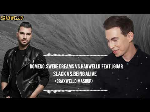 DOMENO, Swede Dreams vs. Hardwell feat.JGUAR - Slack  vs. Being Alive  (Craxwelld Mashup)