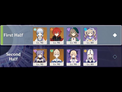 3.4 Spiral Abyss, Teyvat Fashion Team - (Floor 12, 9★)