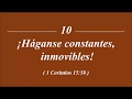Cántico 10 Háganse Constantes Inmovibles