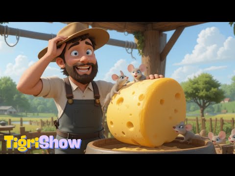 Țăranul e pe câmp 🌾 | Cântecel Animat pentru Copii 👶 | Poveste Muzicală cu Țăranul și Familia lui