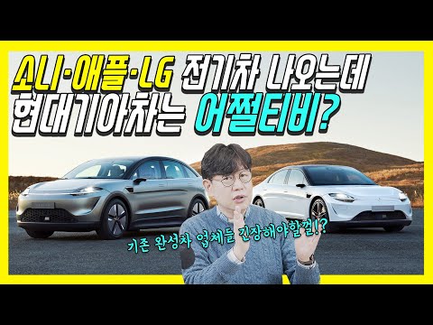 소니카 나온다! 애플카에 LG전기차까지...자동차 회사들 떨고 있니?