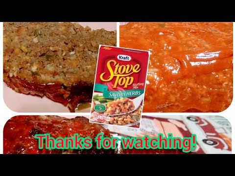 COOK WITH ME! | My Mama's Stove Top Stuffing Meatloaf...