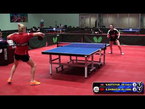 8.KOTSYUR - SHIBAEVA #MOSCOW #Championships #RUSSIAN #tabletennis #настольныйтеннис