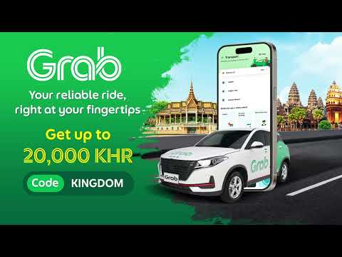 Explore Cambodia with Grab for a safe and comfortable trip 🛺🚙💚