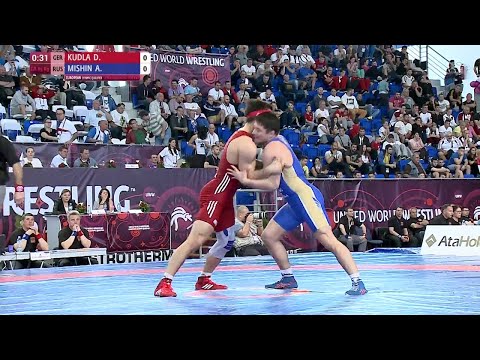 1/2 GR - 85 kg: A. MISHIN (RUS) df. D. KUDLA (GER), 3-0