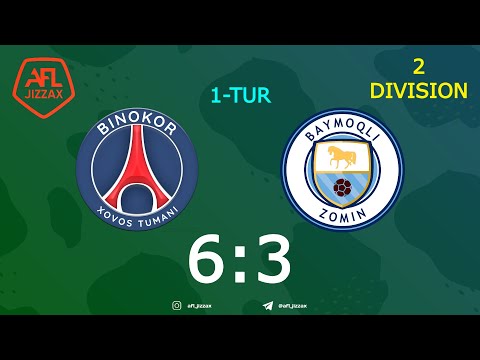 2-division. 1-tur BINOKOR - BAYMOQLI 6:3 (22.04.2021)