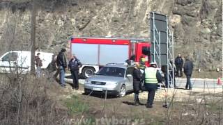preview picture of video 'Kolima sleteo sa mosta kod Brestovca, 02. april 2015. (RTV Bor)'