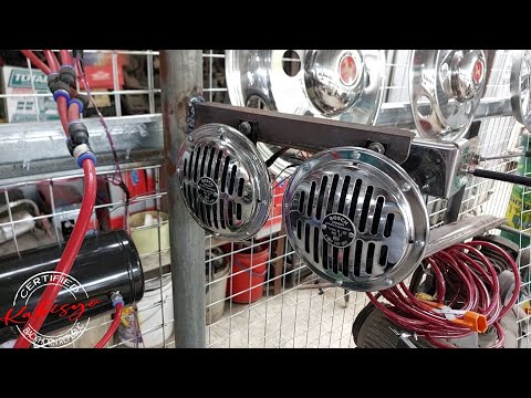 Two types of BOSCH HORN