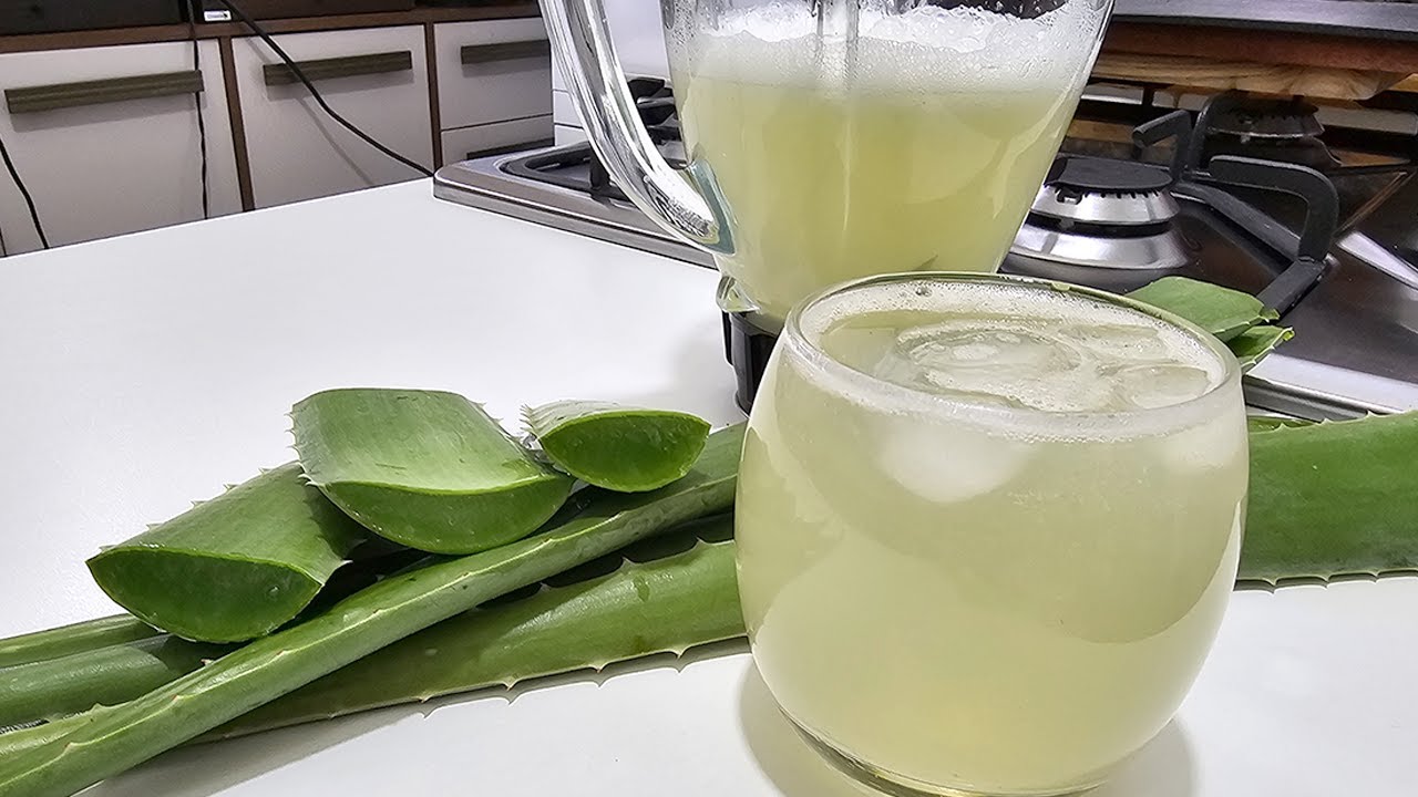 CURA TUDO!!! M COM SUCO DE BABOSA ! Você pode beber todos os dias 😊