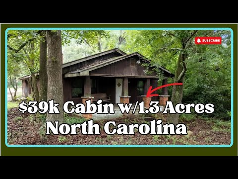$39k North Carolina property has Cabin Vibes w/1.3 Acres