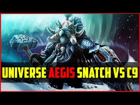 EG.Universe Beautiful aegis snatch vs Cloud 9 @ Dota pit Grand Final