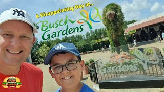 A Disappointing Day at Busch Gardens - Rides Down, Thunderstorms & Technical Issues!