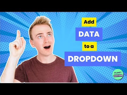 Adding a data to a dropdown thumbnail