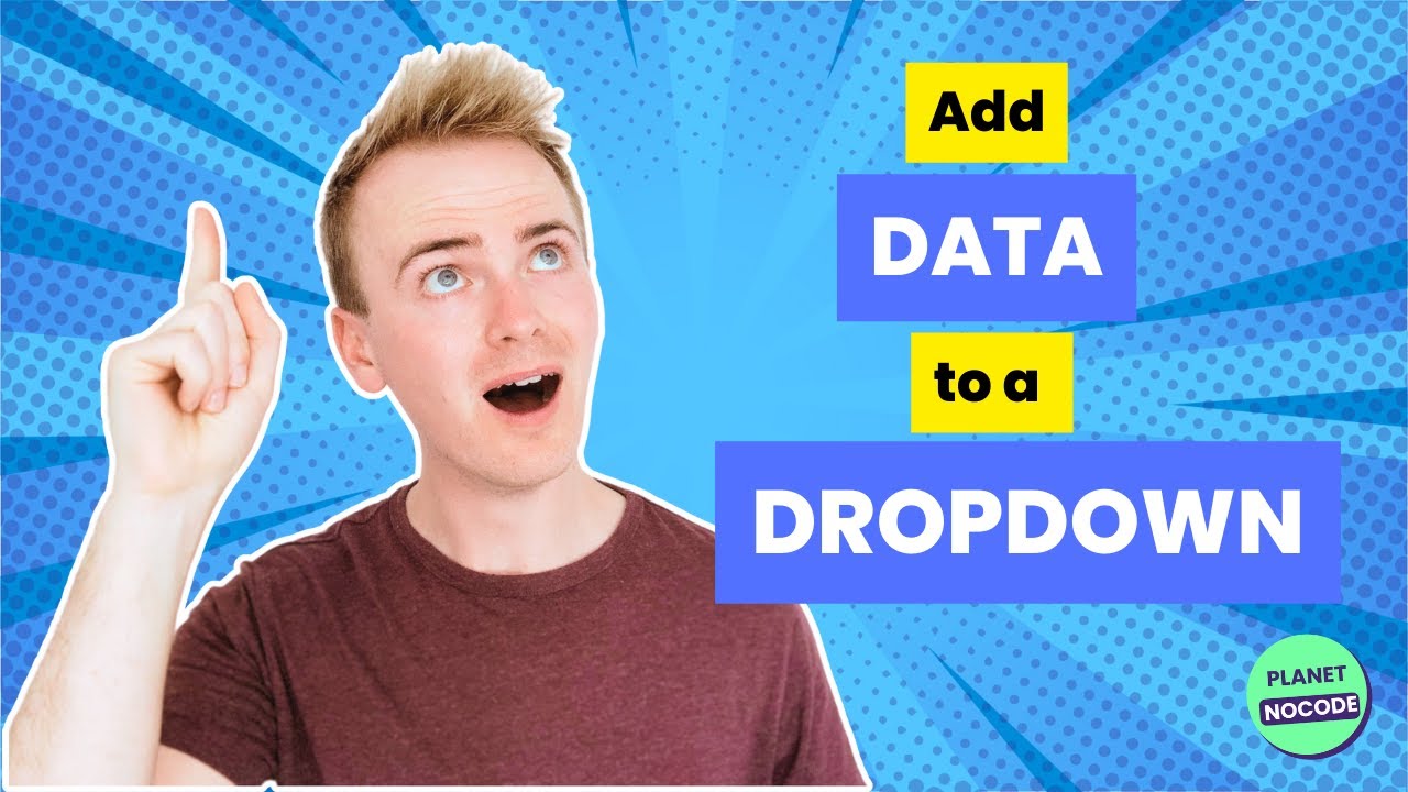 Adding a data to a dropdown thumbnail