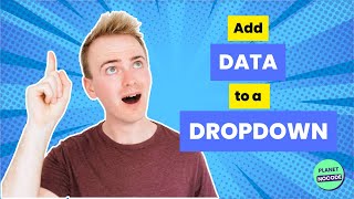 Adding a data to a dropdown thumbnail