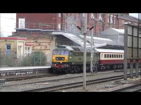 34052 (34046) returns to Crewe, with the Welsh Borders Explorer, 29th April 2018