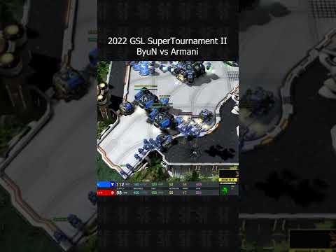 GSL Super Tournament 2022 Season 2 - ByuN vs Armani Part 3 #shorts #starcraft #starcraft2