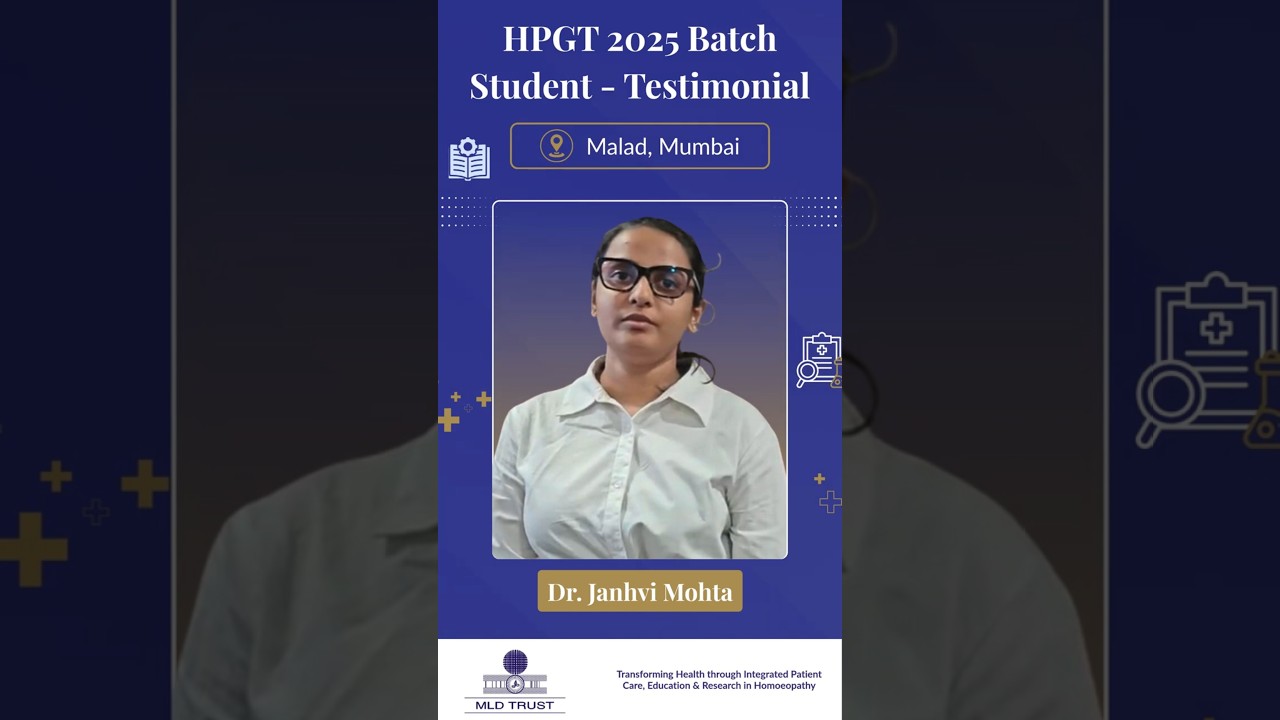 Mastering Homoeopathy Skills | Dr. Janhvi’s ICR Journey | MLDT  #Homoeopathy #HPGT2026