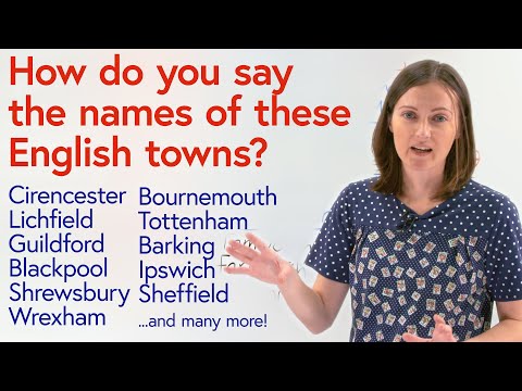 How to pronounce British towns & cities: -HAM, -BURY, -WICH, -MOUTH...