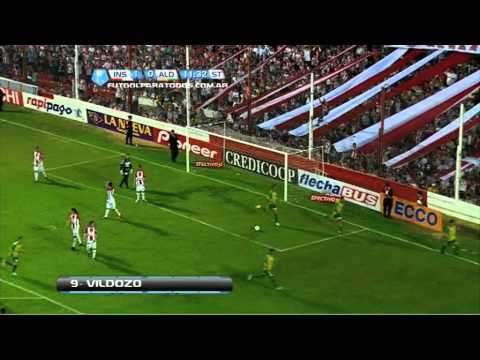Gol de Vildozo. Instituto 1 Aldosivi 1. Fecha 5. Torneo Primera B Nacional. FPT