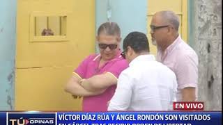 Víctor Díaz Rúa y Ángel Rondón son visitados en cárcel tras recibir orden de libertad